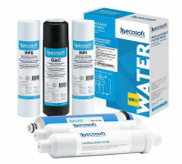 Комплект картриджей Ecosoft CPV3ECOSTD + Мембрана 50 CSV181250ECO + постфильтр CHV2010ECOPKG + Минерализатор PD2010ECOPKG