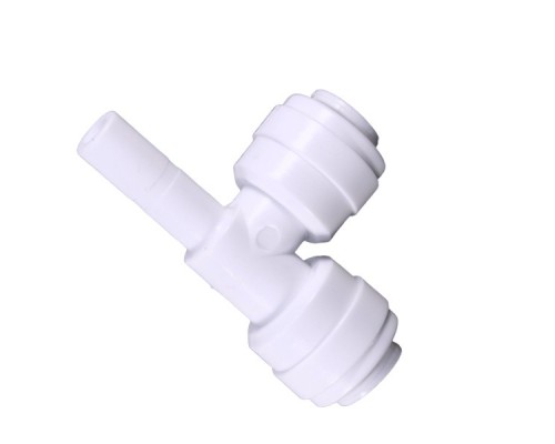 Тройник 4SST4 (A4SRT4) 1/4'' (трубка Ø6мм - трубка Ø6мм - стержень Ø6мм)