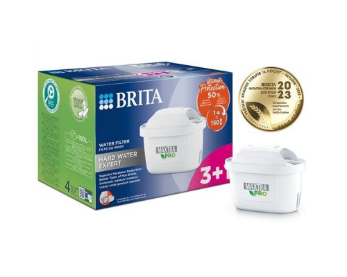 Сменный картридж для фильтра Brita Maxtra PRO Hard Water Expert (Limescale) для жесткой воды (4 шт)