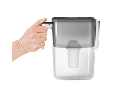 Фильтр-кувшин Ecosoft Slim серый 3,5/1,7л FMVSLIMBKECO
