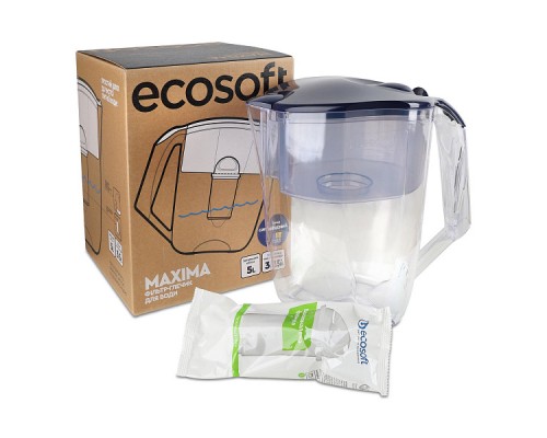 Фильтр-кувшин Ecosoft Maxima сапфировый 5.0/3.5L MVMAXIMADBECO