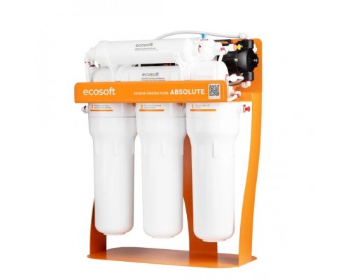 Фільтр зворотного осмосу Ecosoft Absolute з мінералізатором з помпою на станині (MO675MPSECO)