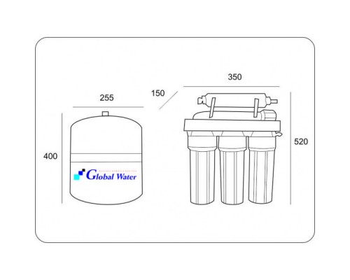 Фильтр обратного осмоса Global Water RO5