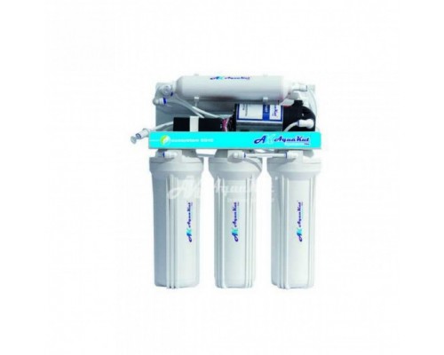 Осмос AquaKut з помпою 50G RO-5 А-01 із пластиковим баком 3,2G