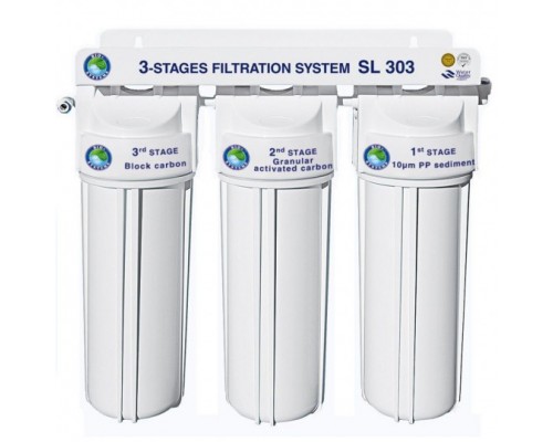 Фильтр под мойку 3-х ступенчатой очистки Bio+ systems SL303-NEW