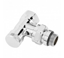 Запорный клапан Danfoss RLV-CX, угловой, хром